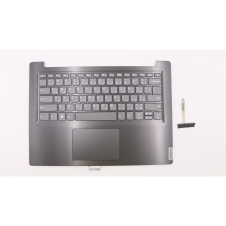 Lenovo 5CB0S17070 Palmrest Top Case con tastiera, Arabo, nero, Senza retroilluminazione, US