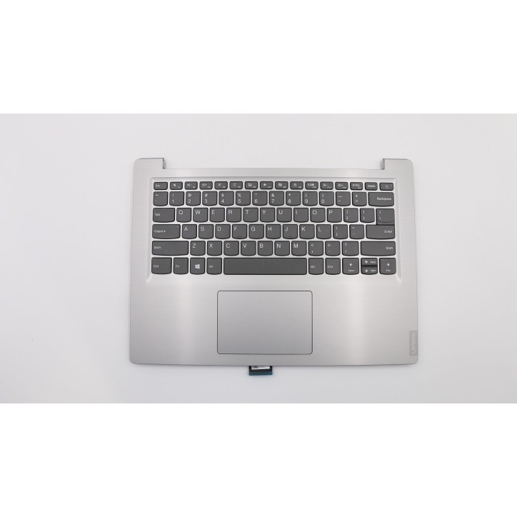 Lenovo 5CB0S17125 Palmrest Top Case con tastiera, Inglese (Stati Uniti), Grigio, Senza_retroilluminazione