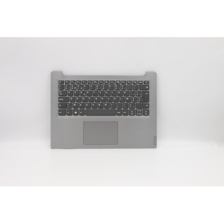 Lenovo 5CB0S17129 Palmrest Top Case con tastiera, Belga, grigio, Senza retroilluminazione, UK