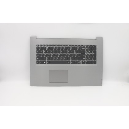 Lenovo 5CB0S17184 Palmrest Top Case con tastiera, Inglese (Stati Uniti/Europa), Grigio platino, Senza_retroilluminazione