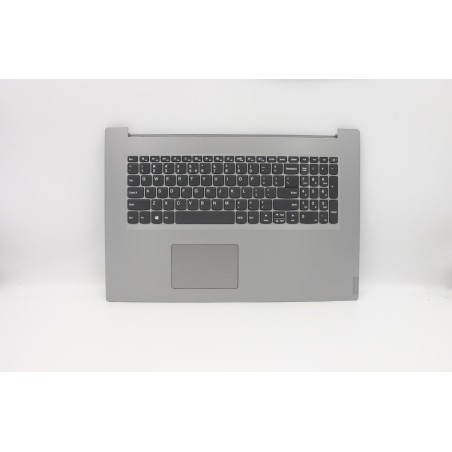 Lenovo 5CB0S17184 Palmrest Top Case con tastiera, Inglese (Stati Uniti/Europa), Grigio platino, Senza_retroilluminazione