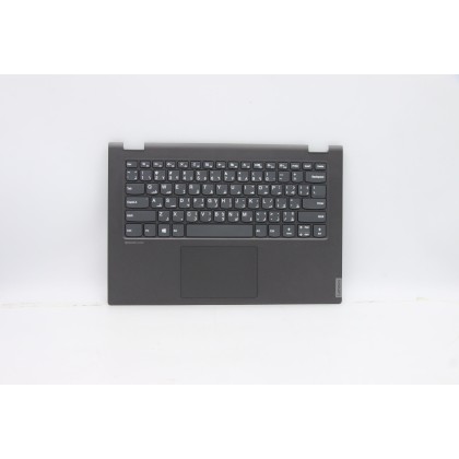 Lenovo 5CB0S17419 Palmrest Top Case con tastiera, Arabo, nero, Senza retroilluminazione, Senza lettore di impronte digitali, US