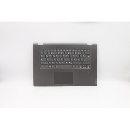 Lenovo 5CB0S17595 Palmrest Top Case con tastiera, Tedesco, Retroilluminazione, Impronta digitale