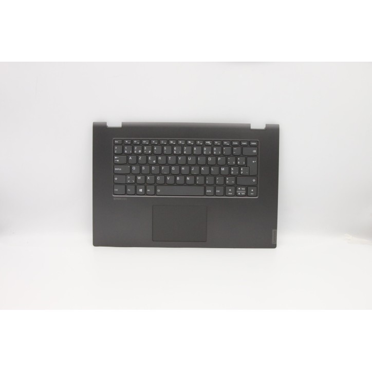 Lenovo 5CB0S17630 Palmrest Top Case con tastiera, Belga, Retroilluminazione, Senza lettore di impronte digitali, UK