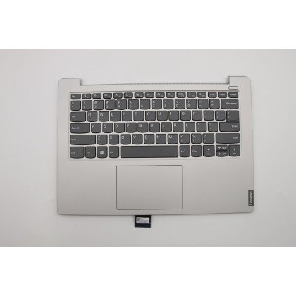 Lenovo 5CB0S18399 Palmrest Top Case con tastiera, Inglese (Stati Uniti), Grigio platino, Senza_retroilluminazione