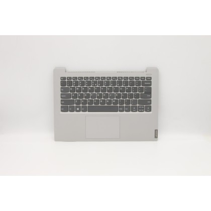Lenovo 5CB0S18401 Palmrest Top Case con tastiera, Inglese (Stati Uniti/Europa), Grigio platino, Senza_retroilluminazione