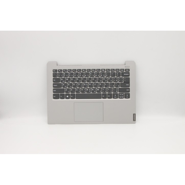 Lenovo 5CB0S18405 Palmrest Top Case con tastiera, Arabo, Grigio platino, Senza retroilluminazione, US
