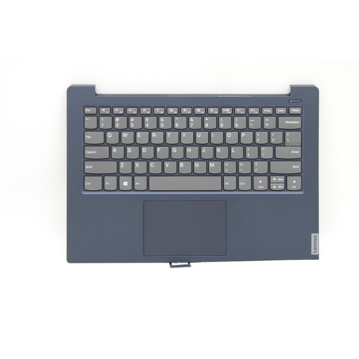 Lenovo 5CB0S18461 Palmrest Top Case con tastiera, Inglese (Stati Uniti), blu scuro, Senza_retroilluminazione