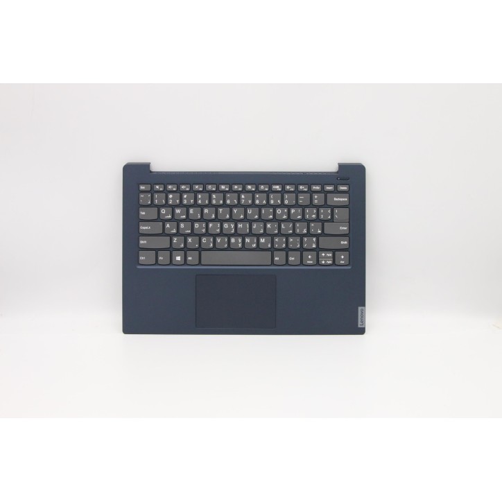 Lenovo 5CB0S18467 Palmrest Top Case con tastiera, Arabo, blu scuro, Senza retroilluminazione, US