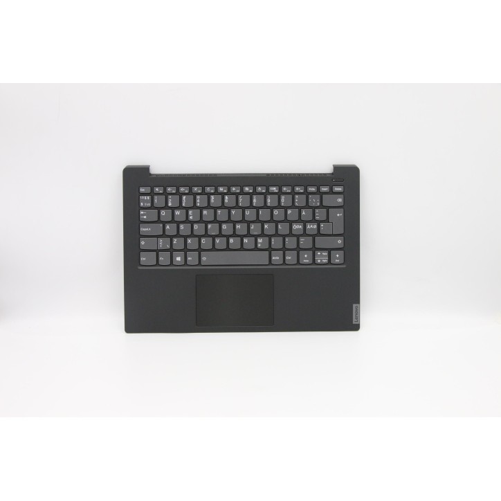 Lenovo 5CB0S18509 Palmrest Top Case con tastiera, Europa del Nord, Nero onice, Retroilluminazione