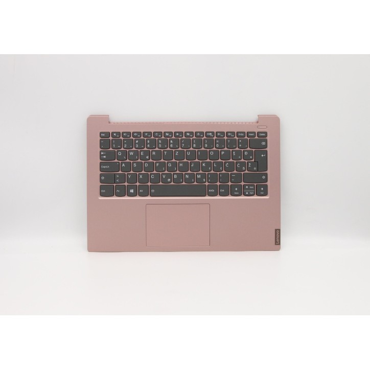 Lenovo 5CB0S18580 Palmrest Top Case con tastiera, Sloveno, Rosa sabbia, Retroilluminazione