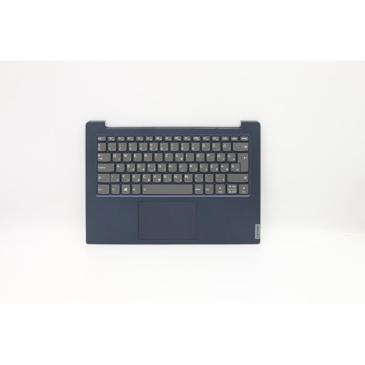 Lenovo 5CB0S18609 Palmrest Top Case con tastiera, Ungherese, Blu scuro, Retroilluminazione
