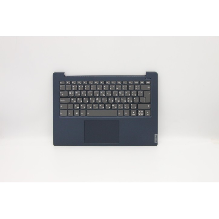 Lenovo 5CB0S18614 Palmrest Top Case con tastiera, Bulgaro, blu scuro, Retroilluminazione, UK