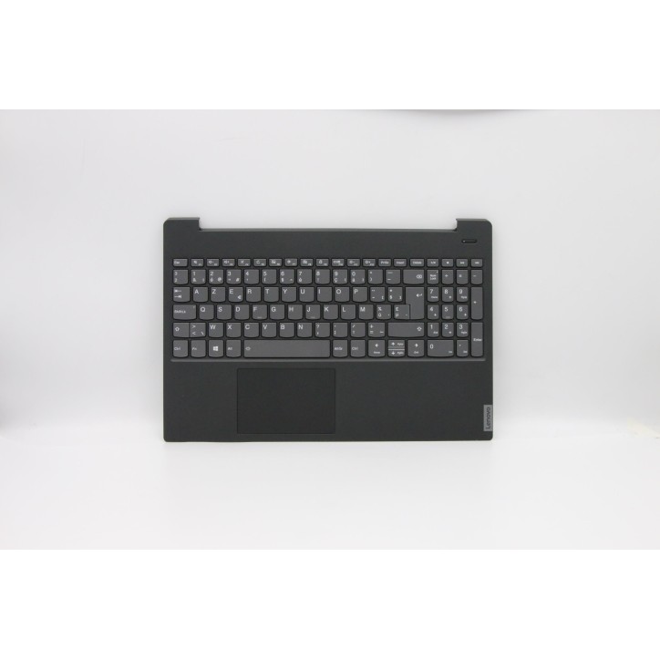 Lenovo 5CB0S18744 Palmrest Top Case con tastiera, Belga, nero, Retroilluminazione, UK