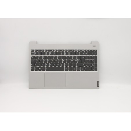 Lenovo 5CB0S18771 Palmrest Top Case con tastiera, Europa del Nord, Grigio, Retroilluminazione