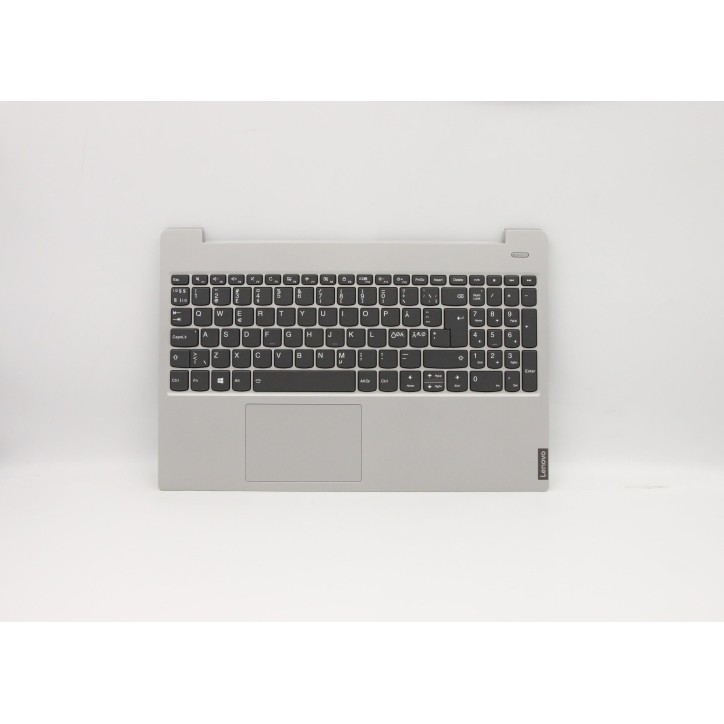 Lenovo 5CB0S18771 Palmrest Top Case con tastiera, Europa del Nord, Grigio, Retroilluminazione