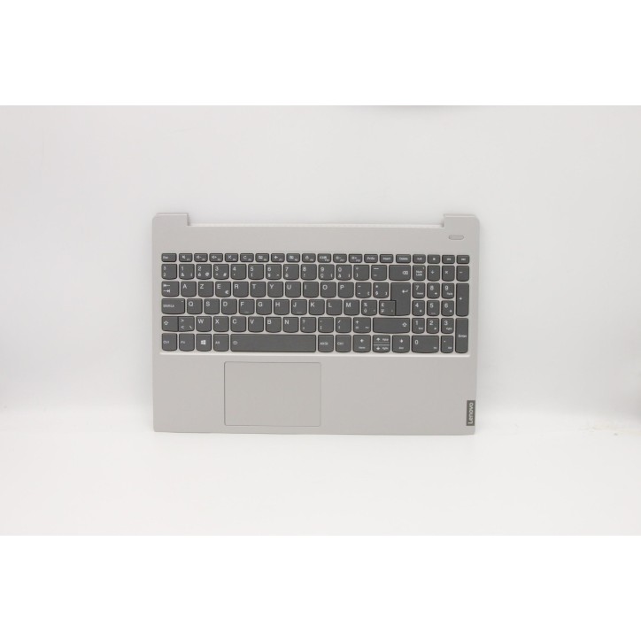 Lenovo 5CB0S18776 Palmrest Top Case con tastiera, Belga, grigio, Retroilluminazione, UK