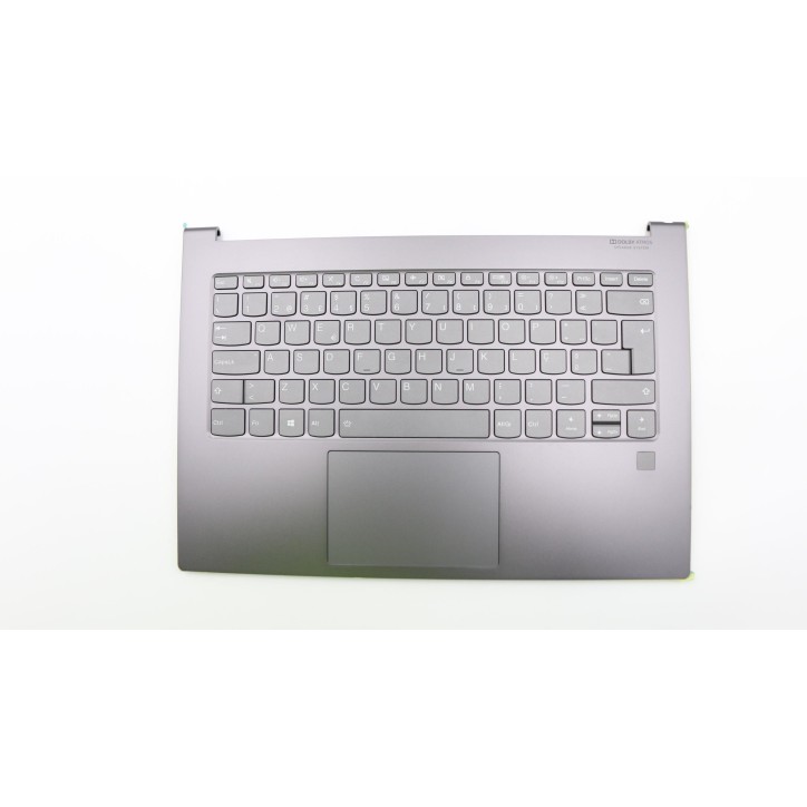 Lenovo 5CB0S72613 Palmrest Top Case con tastiera, Portoghese, Grigio ferro