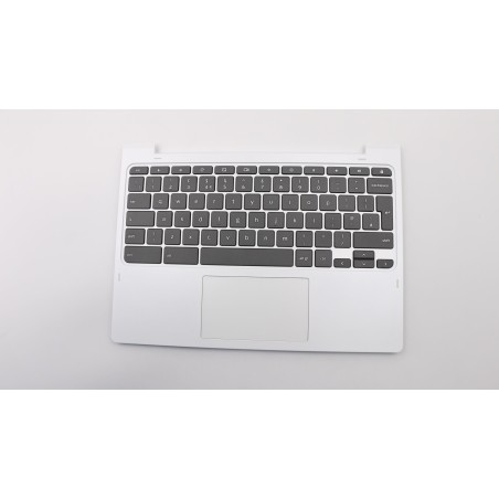 Lenovo 5CB0S72819 Palmrest Top Case con tastiera, Inglese Regno Unito, Bianco neve
