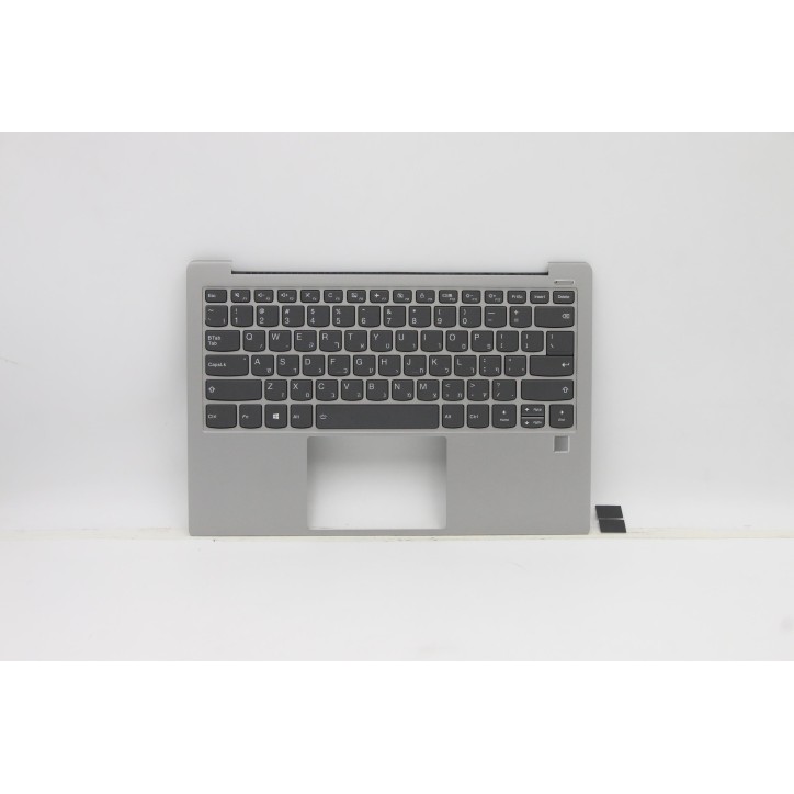 Lenovo 5CB0S72874 Palmrest Top Case con tastiera, Ebraico, Platino, Retroilluminazione