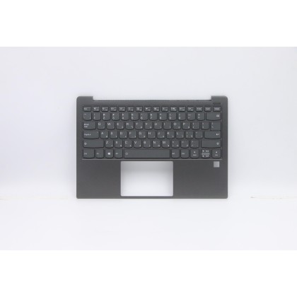 Lenovo 5CB0S95068 Palmrest Top Case con tastiera, Ebraico, Grigio ferro, Retroilluminazione