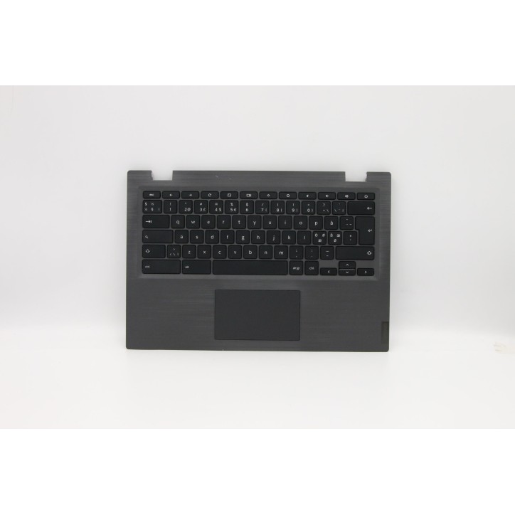 Lenovo 5CB0S95257 Palmrest Top Case con tastiera, Lingue scandinave, Senza_retroilluminazione