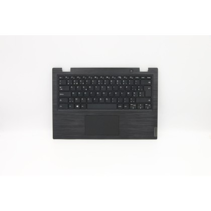 Lenovo 5CB0S95310 Palmrest Top Case con tastiera, Belga, Senza retroilluminazione, UK