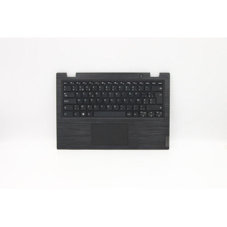Lenovo 5CB0S95310 Palmrest Top Case con tastiera, Belga, Senza retroilluminazione, UK