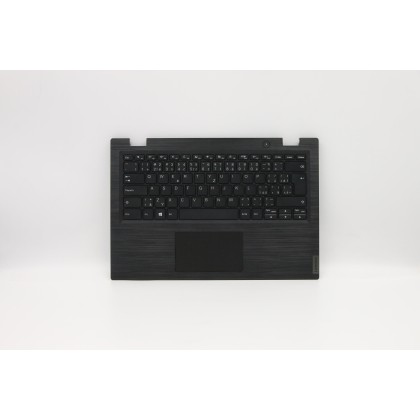Lenovo 5CB0S95312 Palmrest Top Case con tastiera, Ceco/Slovacco, Senza retroilluminazione, UK