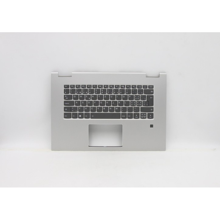 Lenovo 5CB0T04904 Palmrest Top Case con tastiera, Svizzera, Platino, Retroilluminazione