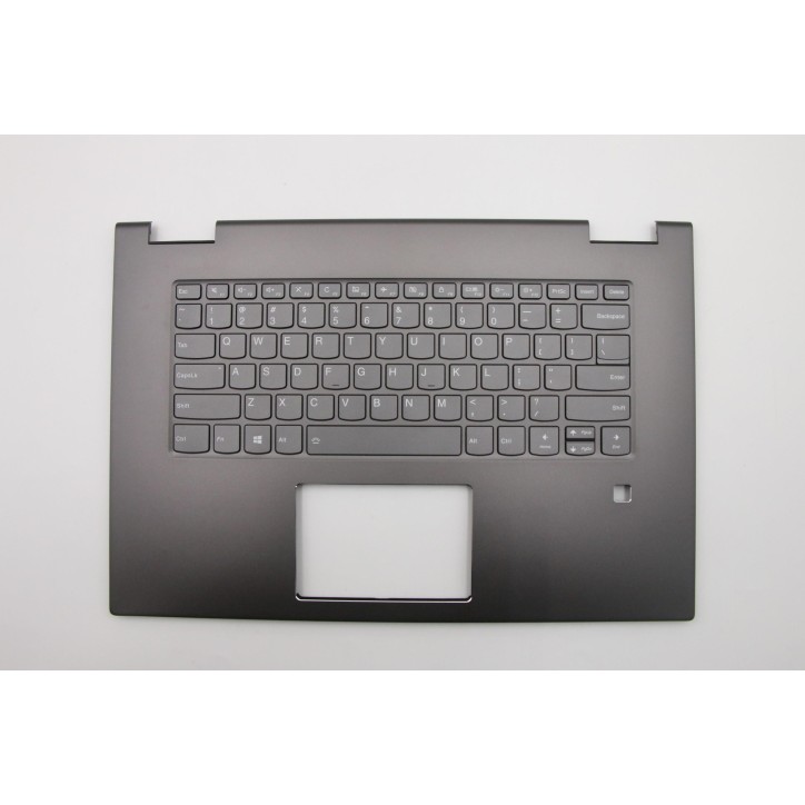Lenovo 5CB0T04912 Palmrest Top Case con tastiera, Inglese (Stati Uniti), Grigio ferro
