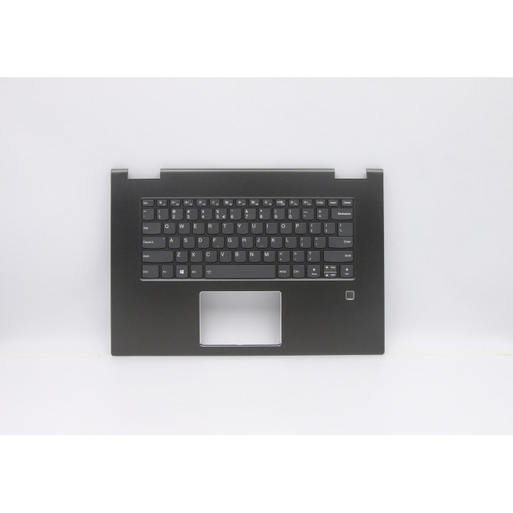 Lenovo 5CB0T04945 Palmrest Top Case con tastiera, Inglese (Stati Uniti/Europa), Grigio ferro