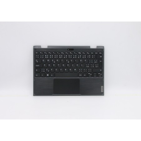 Lenovo 5CB0T45065 Palmrest Top Case con tastiera, Ceco, Senza retroilluminazione, UK