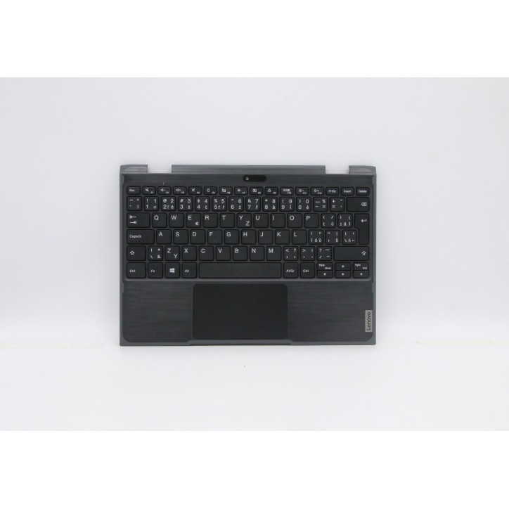 Lenovo 5CB0T45065 Palmrest Top Case con tastiera, Ceco, Senza retroilluminazione, UK