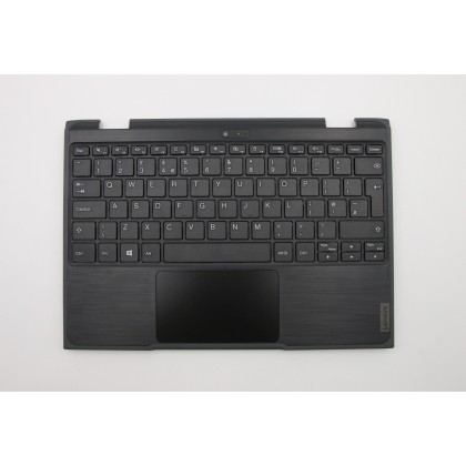 Lenovo 5CB0T45086 Palmrest Top Case con tastiera, Inglese Regno Unito, Senza_retroilluminazione