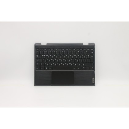 Lenovo 5CB0T45088 Palmrest Top Case con tastiera, Bulgaro, Senza retroilluminazione, UK