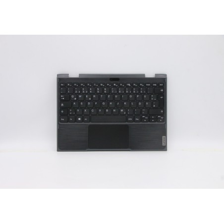 Lenovo 5CB0T45100 Palmrest Top Case con tastiera, Tedesco, Senza_retroilluminazione