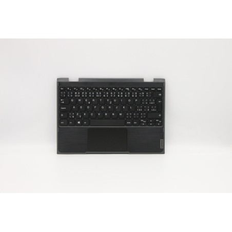 Lenovo 5CB0T45111 Palmrest Top Case con tastiera, Ceco, Senza retroilluminazione, UK
