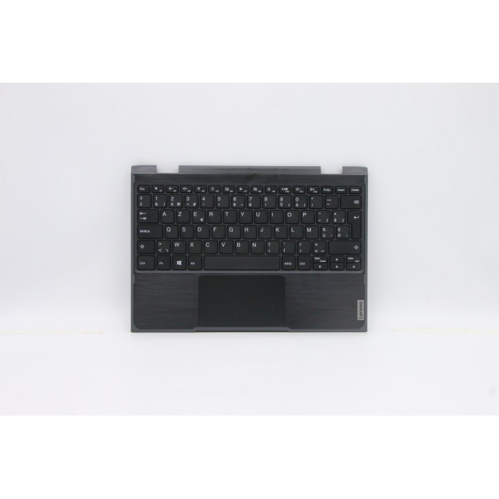 Lenovo 5CB0T45115 Palmrest Top Case con tastiera, Belga, Senza retroilluminazione, UK