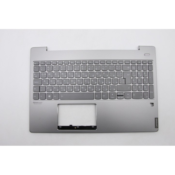 Lenovo 5CB0U42536 Palmrest Top Case con tastiera, Bulgaro, Grigio minerale, Retroilluminazione, UK