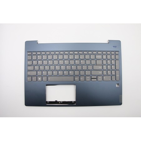 Lenovo 5CB0U42603 Palmrest Top Case con tastiera, Inglese (Stati Uniti/Europa), Blu scuro