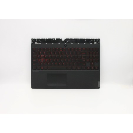 Lenovo 5CB0U42805 Palmrest Top Case con tastiera, Inglese (Stati Uniti), Nero, Retroilluminazione