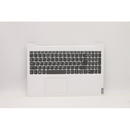 Lenovo 5CB0U42886 Palmrest Top Case con tastiera, Inglese Regno Unito, Bianco