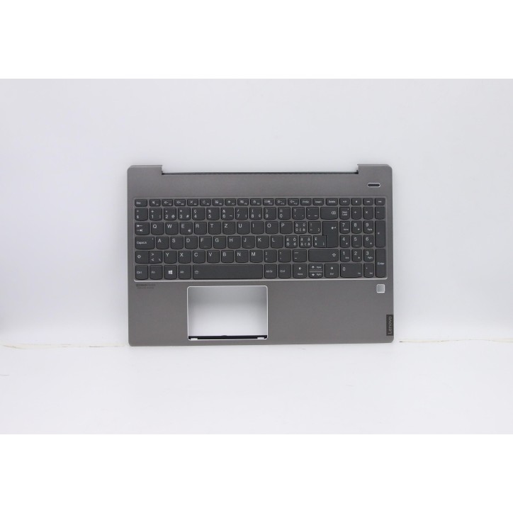 Lenovo 5CB0U43634 Palmrest Top Case con tastiera, Svizzera, Grigio minerale