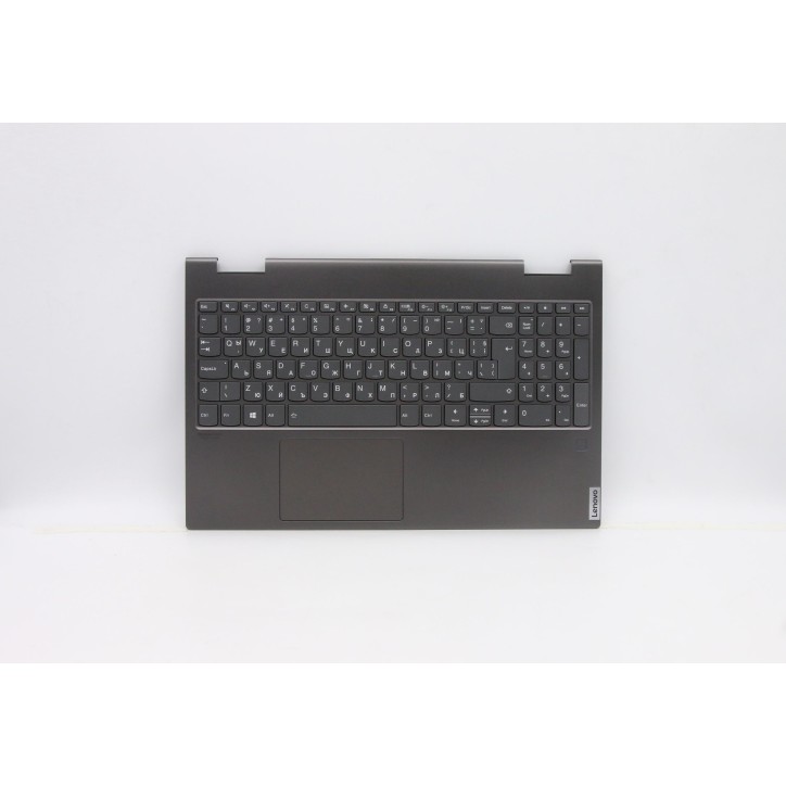Lenovo 5CB0U43815 Palmrest Top Case con tastiera, Bulgaro, grigio ferro, UK