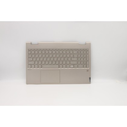 Lenovo 5CB0U43829 Palmrest Top Case con tastiera, Ebraico, Mica, Retroilluminazione