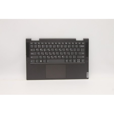 Lenovo 5CB0U43938 Palmrest Top Case con tastiera, Greco, Grigio ferro, Retroilluminazione