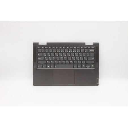 Lenovo 5CB0U43957 Palmrest Top Case con tastiera, Arabo, grigio ferro, US