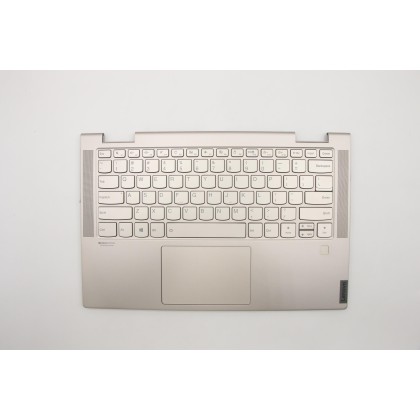 Lenovo 5CB0U43983 Palmrest Top Case con tastiera, Inglese (Stati Uniti), Mica