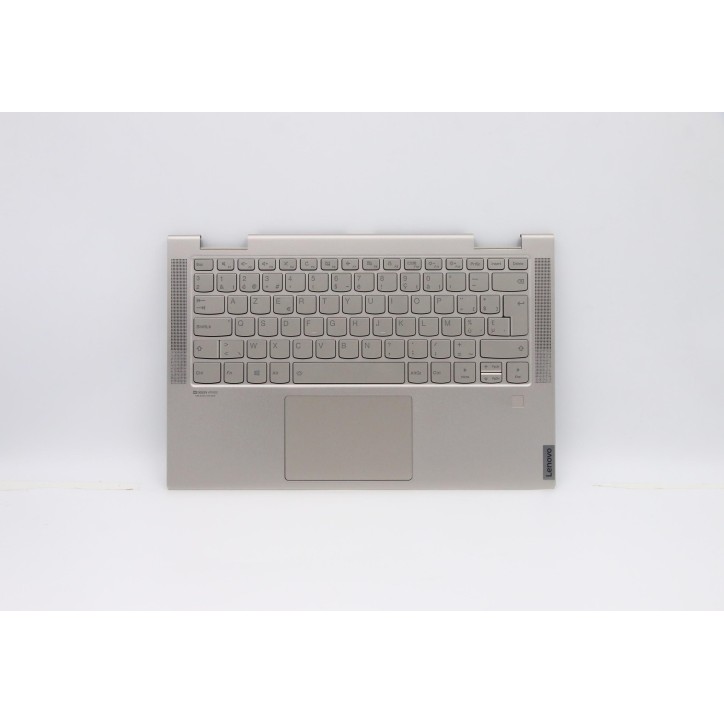 Lenovo 5CB0U43987 Palmrest Top Case con tastiera, Belga, mica, UK